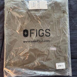 FIGS Leon Top and Axim Pants Scrub Set - Spruce (BRAND NEW) (LIMITED COLOR)